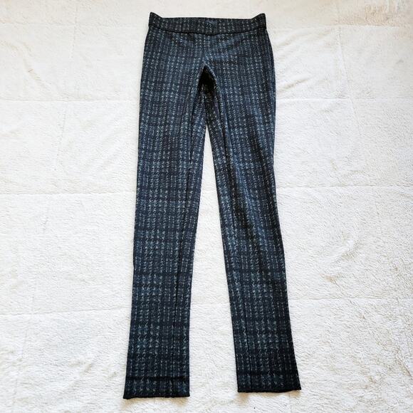 Theory Abdella K Pull On Plaid Houndstooth Legging - Picture 3 of 7